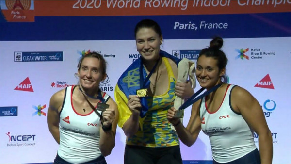 Олена Буряк дворазова чемпіонка світу з веслування на ергометрах - 2020.